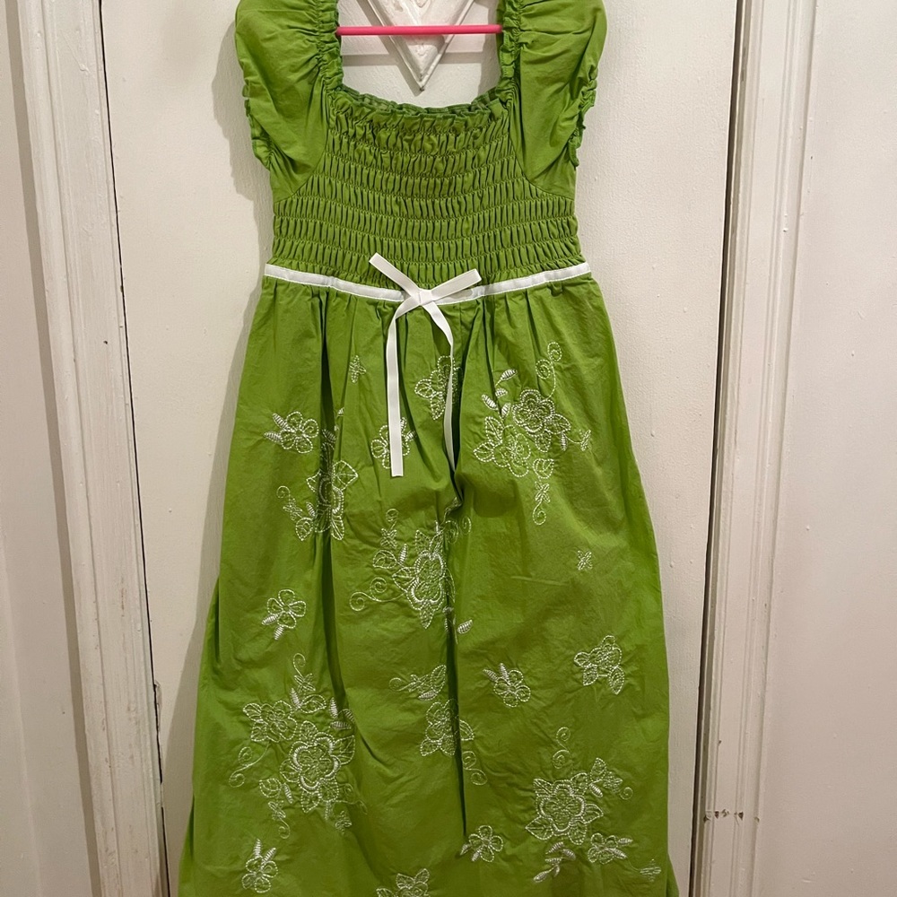 Beautifully Embroidered Spring Dress